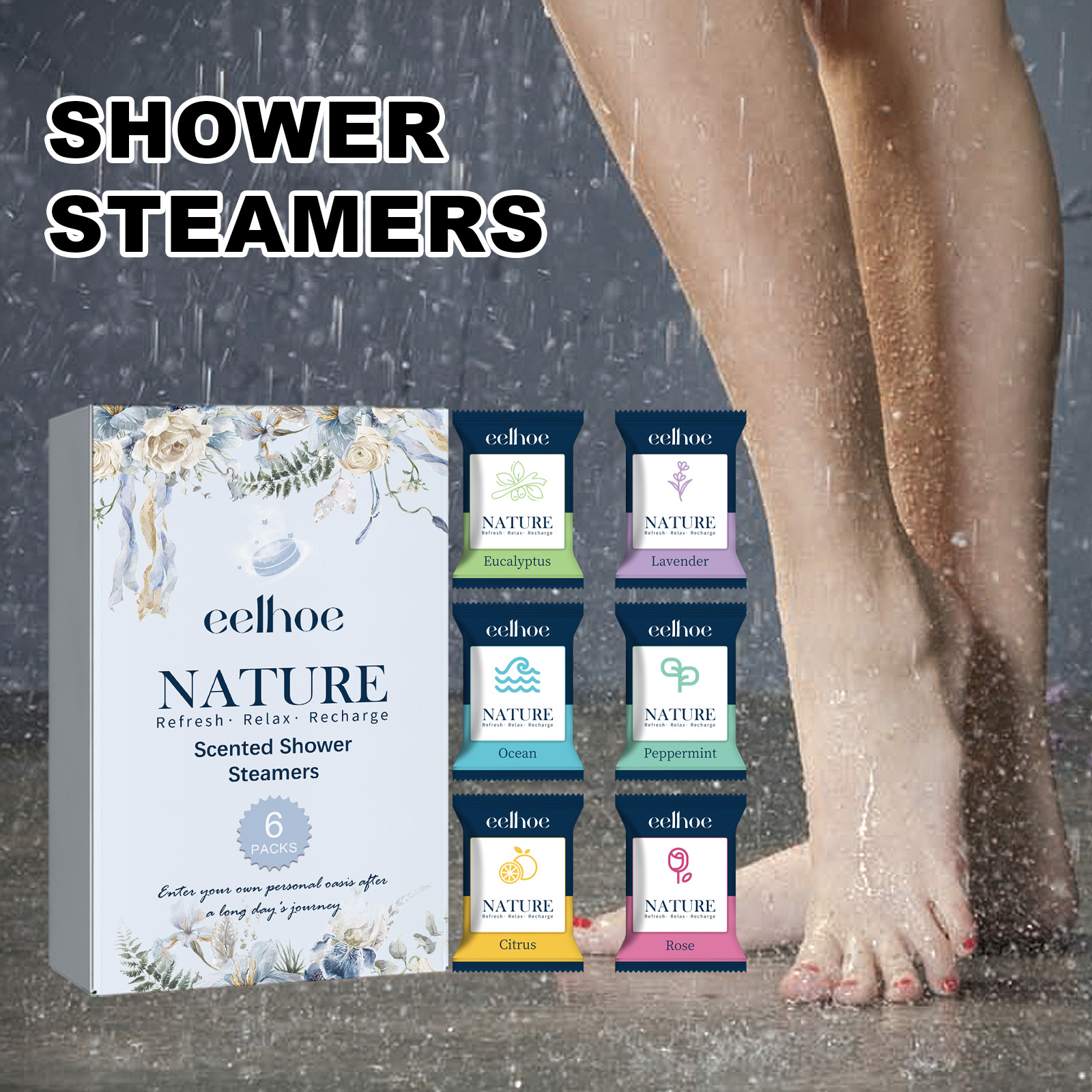 6pcs Aromatherapy Shower Steam - Shower Steamer Tablet ulasan dan harga