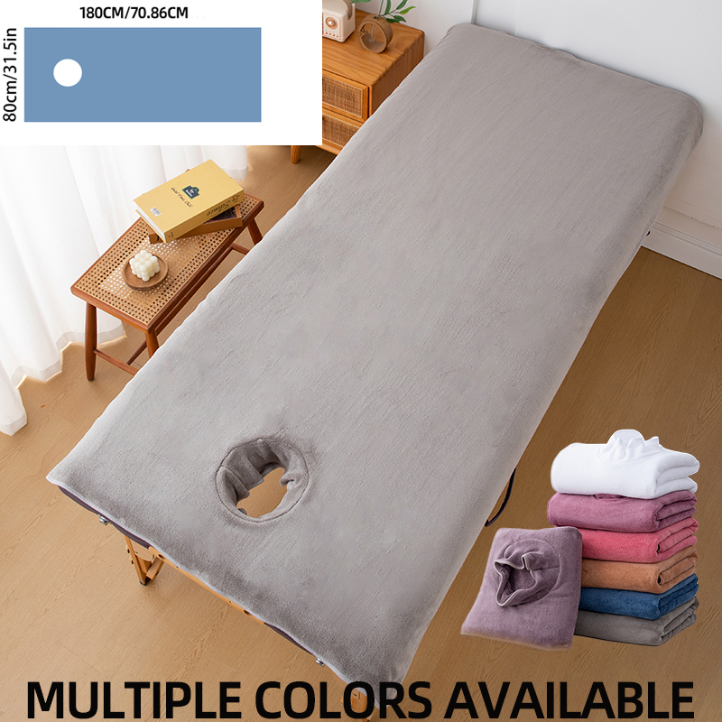 1Pc Beauty Bed Sheet with Hole - Spa Wellness And Beauty ulasan dan harga