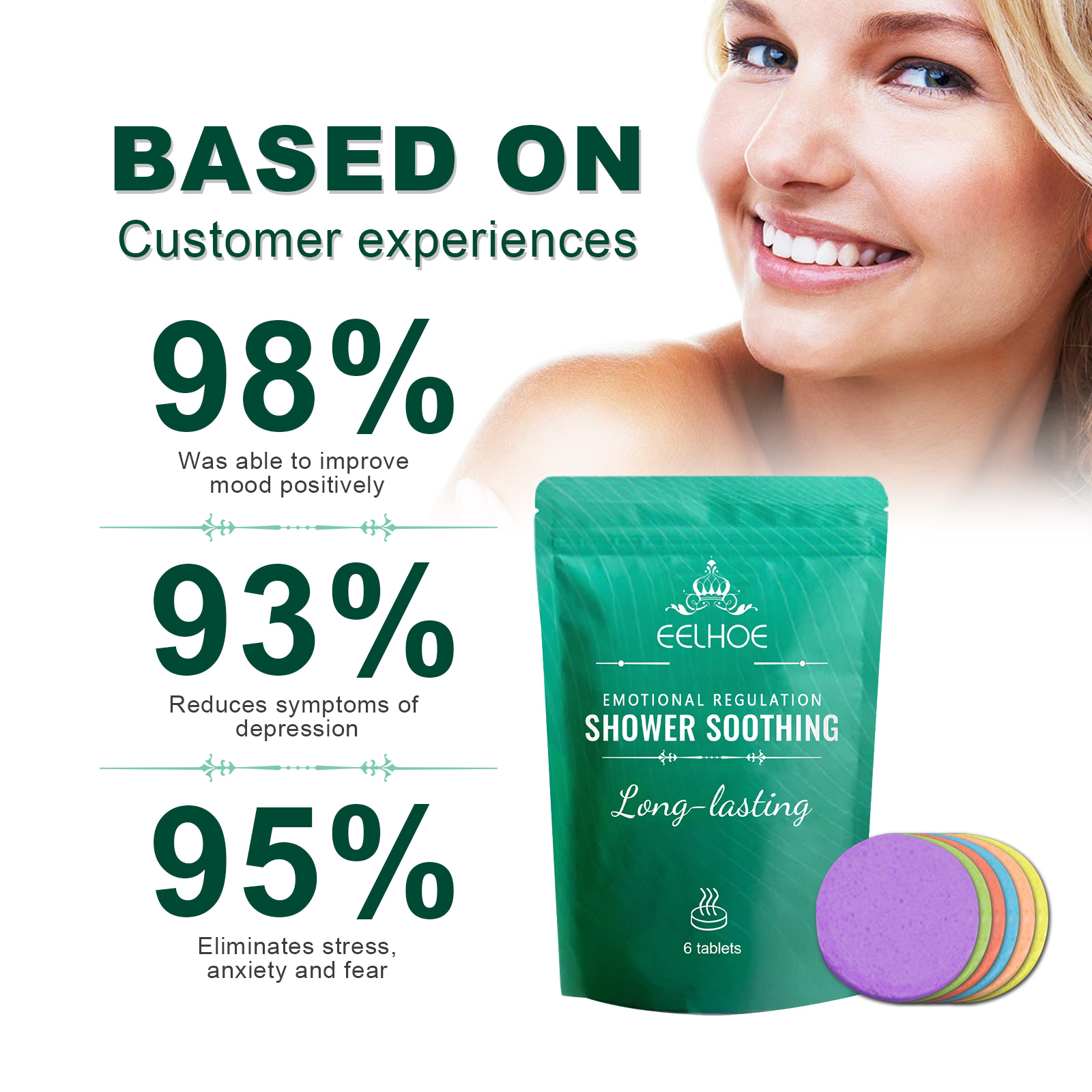 Shower Steamers for Stress Rel - Shower Steamer Tablet ulasan dan harga