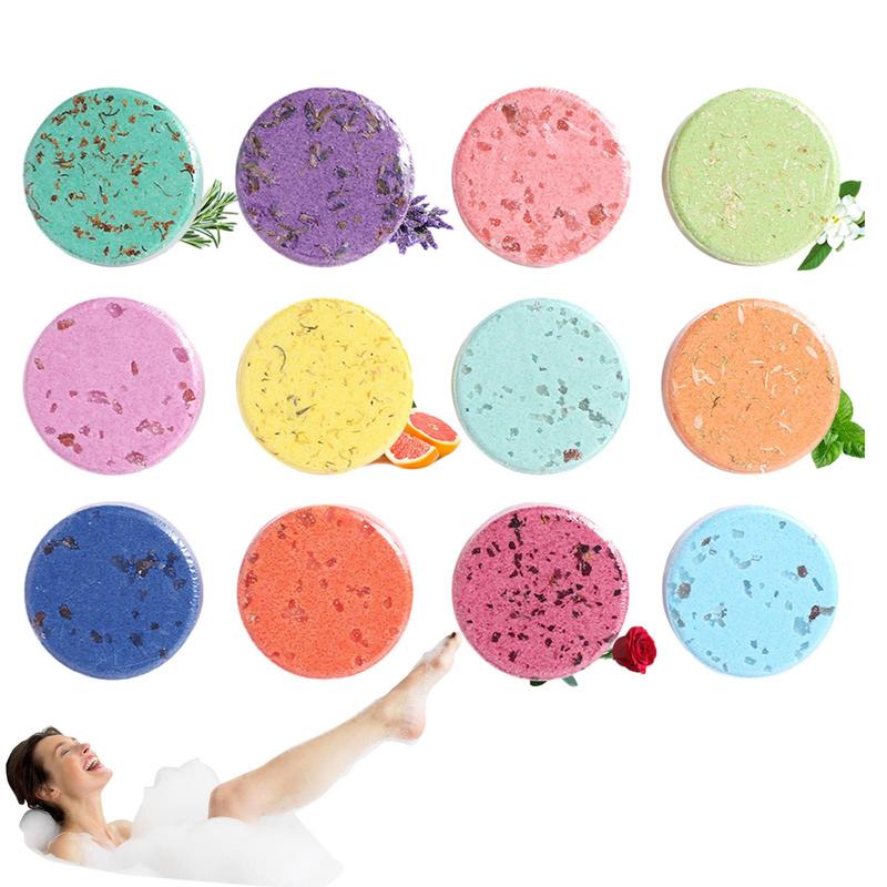12pcs Essence Oil Shower Table - Shower Steamer Tablet ulasan dan harga